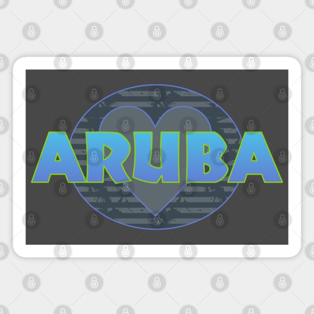 Aruba Magnet by Dale Preston Design